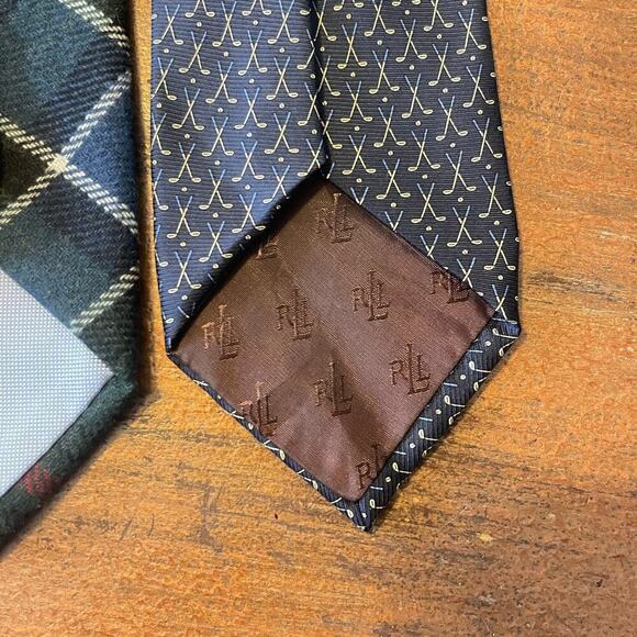 Ralph Lauren & Tommy Hilfiger Men's Ties Lot of 02 Silk/Wool Ties - Picture 3 of 6
